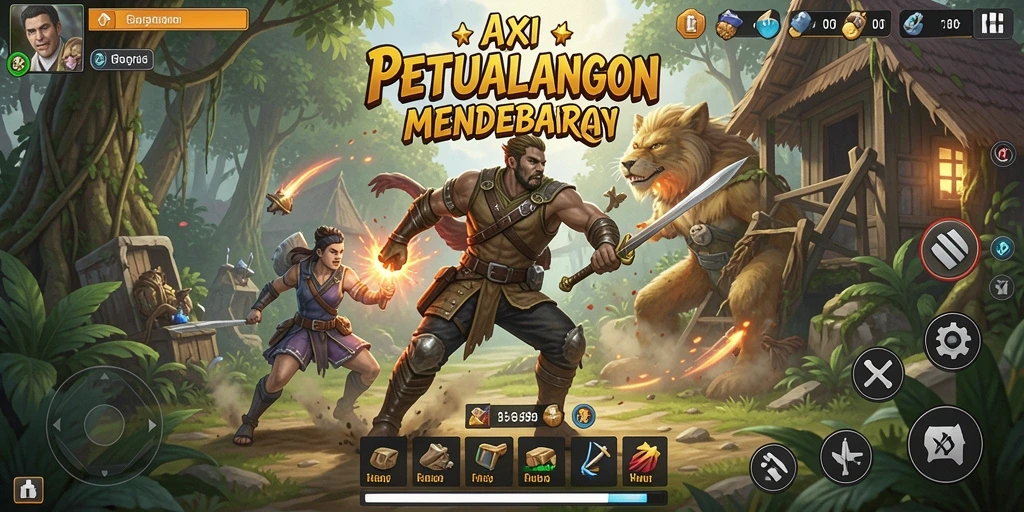 Tampilan mendebarkan dari aksi gameplay D06 yang penuh tantangan.