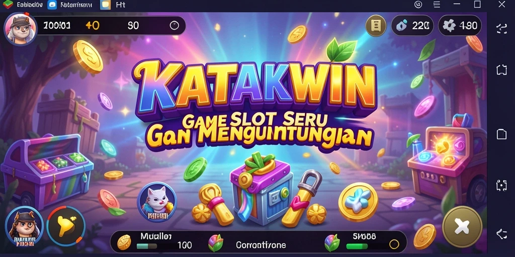 Screenshot gameplay yang menunjukkan keseruan bermain Slot KATAKWIN.