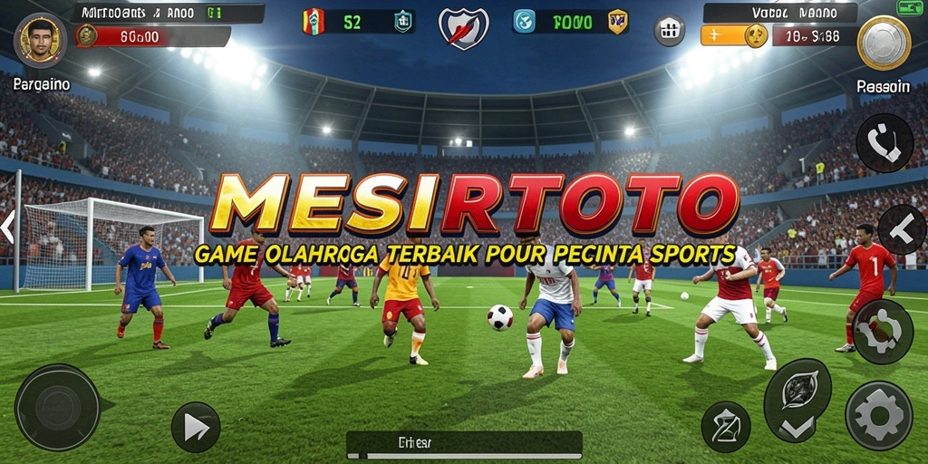 Tangkapan layar MESIRTOTO menunjukkan aksi intens dalam permainan olahraga.