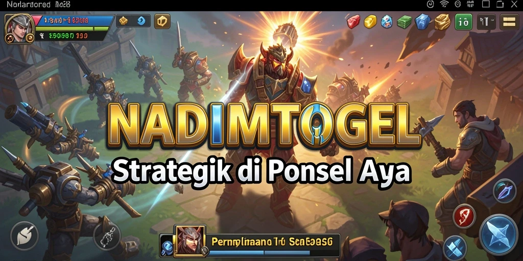 Gambaran gameplay menegangkan dalam NADIMTOGEL.