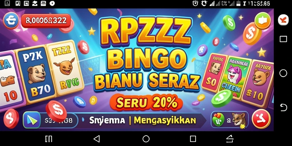 Tampilan gameplay seru RPZZZ dengan aksi Bingo yang mendebarkan.