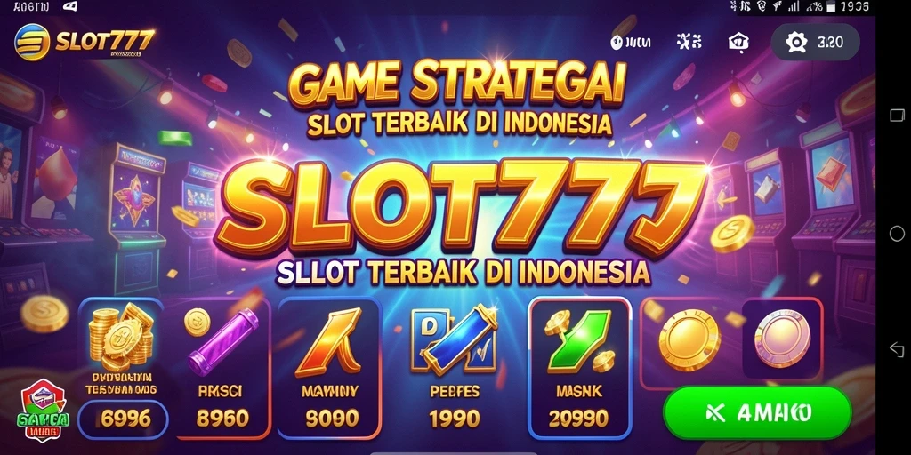 Gameplay menarik dengan berbagai mesin slot strategis.