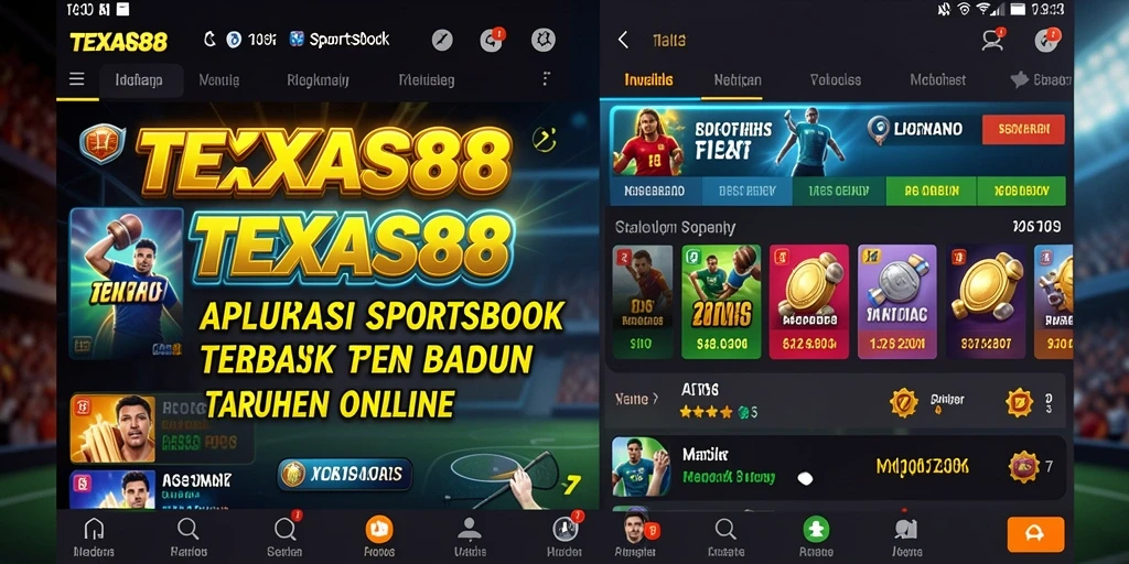 Tampilan menarik dari gameplay Sportsbook di TEXAS88.